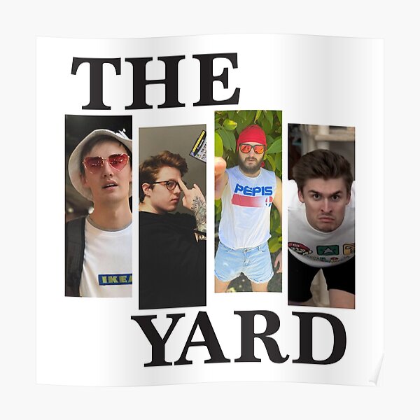 The Yard Podcast - Black Flag Logo Parody Poster RB0208 product Offical ludwig ahgren Merch