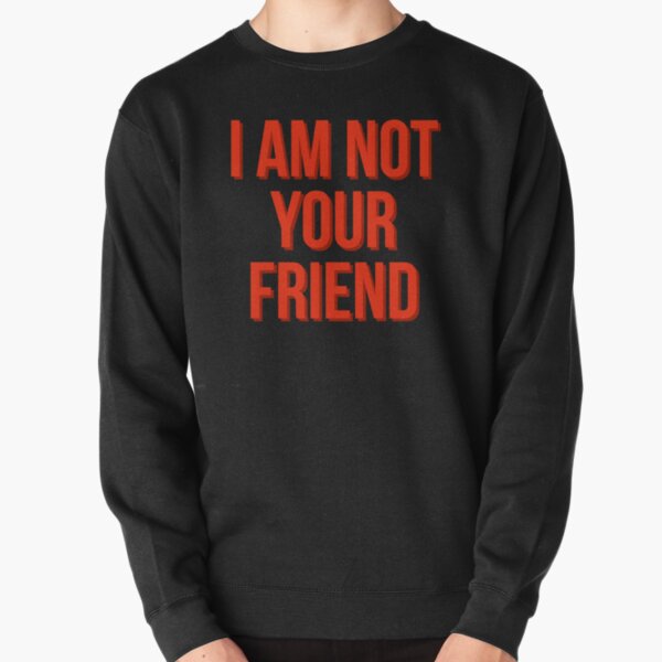 I am not your friend Pullover Sweatshirt RB0208 product Offical ludwig ahgren Merch