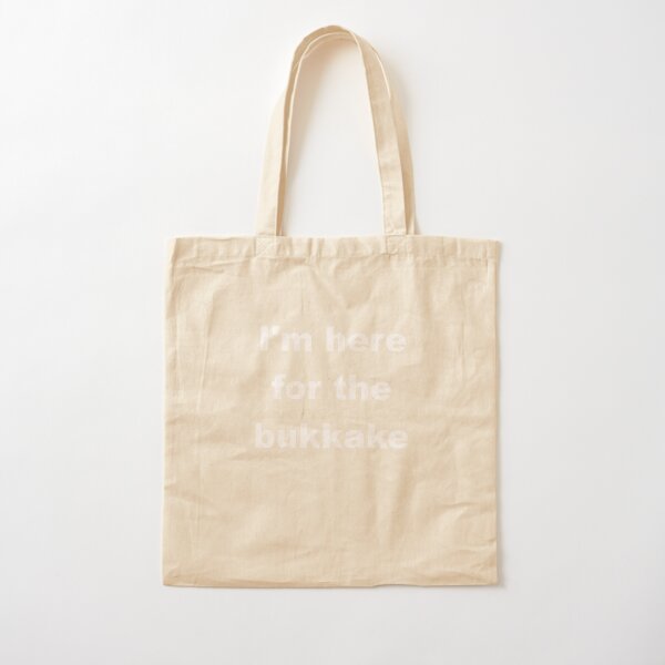 I'm here for the bukkake Cotton Tote Bag RB0208 product Offical ludwig ahgren Merch