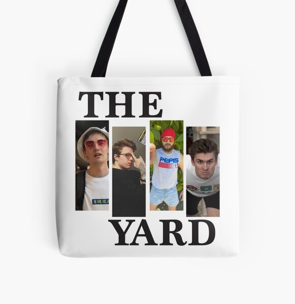 The Yard Podcast - Black Flag Logo Parody All Over Print Tote Bag RB0208 product Offical ludwig ahgren Merch
