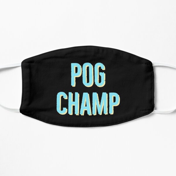 pog champ - pogchamp Flat Mask RB0208 product Offical ludwig ahgren Merch
